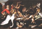 SNYDERS, Frans Still Life with Dead Game, Fruits, and Vegetables in a Market w t oil painting picture wholesale